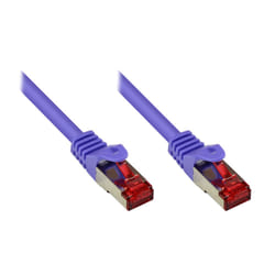 Alcasa RJ45-RJ45, m-m, 1.5m câble de réseau Violet 1,5 m Cat6 S/FTP (S-STP)