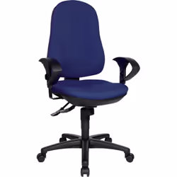 Soutien de la chaise de bureau Synchro • Dossier ergonomique, réglable par un mécanisme de grille en hauteur et en inclinaiso ...