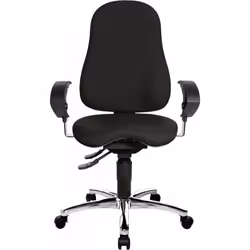 Chaise pivotante de bureau Sitness 10 Ajustement de hauteur de siège sans étapes avec TOPLIFT (T-V-testé) selon DIN EN 1335 P ...