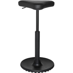 Tabouret sitness work, habillage similicuir, noir - Topstar