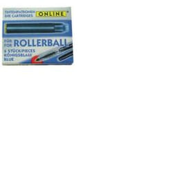 ONLINE Schreibgeräte 17100/12 recharge pour stylos Bleu 12 pièce(s)