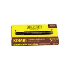 ONLINE Schreibgeräte 17057/12 recharge pour stylos Marron 12 pièce(s)
