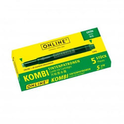 ONLINE Schreibgeräte 17144/2 recharge pour stylos Vert 1 pièce(s)