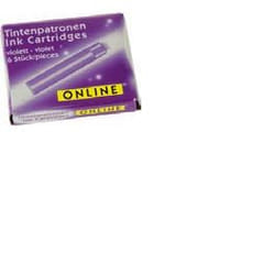 ONLINE Schreibgeräte 17227/12 recharge pour stylos Violet 12 pièce(s)