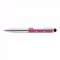 ONLINE Schreibgeräte Piccolo, Clip, Stylo à bille rétractable par rotation, Rechargeable, Bleu, 3 pièce(s)