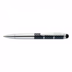 ONLINE Schreibgeräte Piccolo, Clip, Stylo à bille rétractable par rotation, Rechargeable, Bleu, 3 pièce(s)