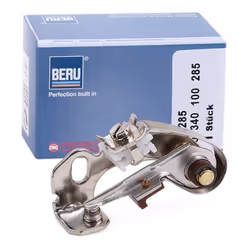 Jeu de contacts, distributeur d'allumage; BERU; pour FIAT, SEAT, LANCIA; 10548050110403, 11634050110003, 0340100285, 3895010, ...
