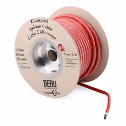 Faisceau d'Allumage; BERU; COPPER CABLE; Cuivre, Silicone Rouge; 12121360154, 0300800021, 7mmSilikonrot