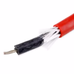 BERU COPPER CABLE 7MMSRED Faisceau d'Allumage Cuivre, Silicone Rouge