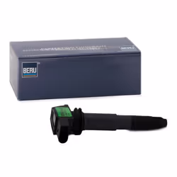 Bobine d'allumage; BERU; 12 Spark Spring 1 Version de raccord SAE, Cosse de bougie d'allumage comprise; pour PORSCHE; 0040102 ...