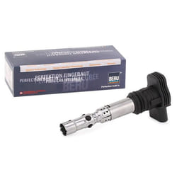 BERU ZSE043 Bobine d'allumage 4 12 SAE-Kontaktfeder, Spark Spring avec électronique 1 avec étage de sortie, Cosse de bougie d'allumage comprise 16