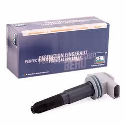 Bobine d'allumage; BERU; 12 SAE-Kontaktfeder, Spark Spring avec électronique 1 avec étage de sortie, Cosse de bougie d'alluma ...