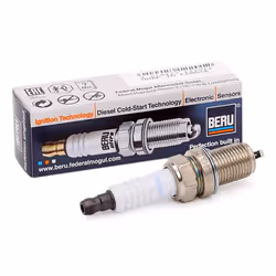 Bougie d'allumage; BERU; ULTRA; 14 FR-7 DPPUS2 M14x1,25 16 mm; pour RENAULT, OPEL, MERCEDES-BENZ, FIAT, AUDI; 0002335940, 14F ...