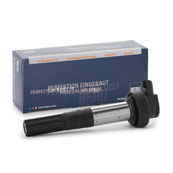 BERU ZS386 Bobine d'allumage 12 Rasthuelse 4 Cosse de bougie d'allumage comprise, Version de raccord dent de scie