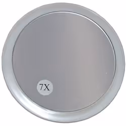 Miroir grossissant - Fantasia - Modèle x 7 - 3 ventouses - Plastique - 23 cm