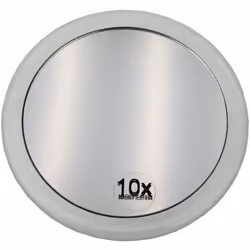Miroir grossissant - Fantasia - 15 cm - Acrylique - Ventouse - Gris