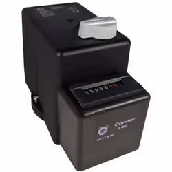 Hotte avec interrupteur marche/arrêt, ainsi que compteur d'heures de fonctionnement 400 volts pour MDR 3 Pressostat Condor