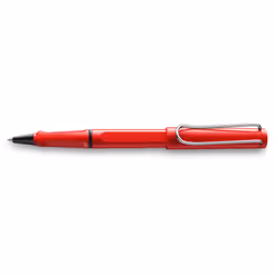 Lamy safari, Stylo à bille retractable avec clip, Rouge, Bleu, Acrylonitrile-Butadiène-Styrène (ABS), Moyen, 1,2 cm