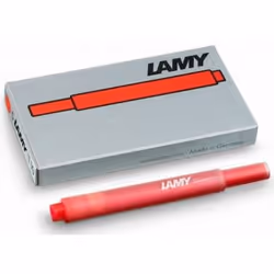Lamy T10, Rouge, Rouge, Stylo-plume, Boîte, 5 pièce(s)