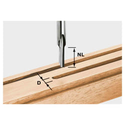 Festool HS S8 D 4/15 Fraise à rainurer en V 1 pièce(s)