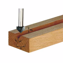 Coupe V-rainure Festool; HS; 7/50 mm