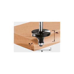 Fraise à moulurer hw S8 D31,7/R9,5 KL-491015 - Festool