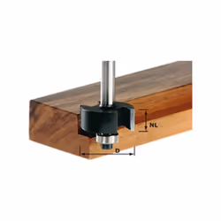 Fraise à rainurer HW avec queue de 8mm FESTOOL HW S8 D31,7/NL 12,7 - 491022