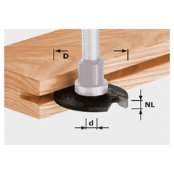 Festool HW D40x2,5 Disk bit 1 pièce(s)