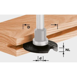 Fraises à rainer hw hw D40x3 - 491057 - Festool