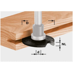 Disques à rainurer HW FESTOOL Ø40 x 4 mm - 491059