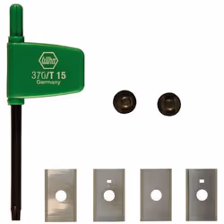 Plaquettes réversibles HW-WP 12x12x1,5 (4x) Référence 491391 Principales utilisations 4 plaques réversibles de rechange pour  ...