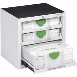 Systainer-Port FESTOOL SYS-PORT 500/2 - 491921 - Frein de blocage (immobilisation parfaite). Système de rangement pour SYSTAI ...