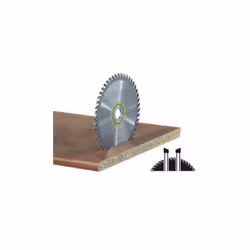 Description générale La lame de scie circulaire Festool Ø210 mm, modèle 493199, est conçue pour des coupes transversales préc ...
