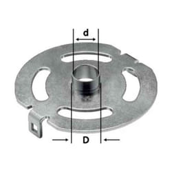 Bague de copiage Festool kr-d 17,0/OF 1400 - 493315