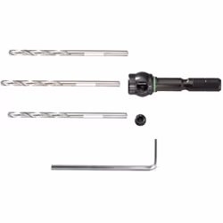 Foret complet avec porte-foret et 2 forets de rechange(Festool Mèches hélicoïdales HSS D 4/43 CE/M-Set - 493423 est un produi ...