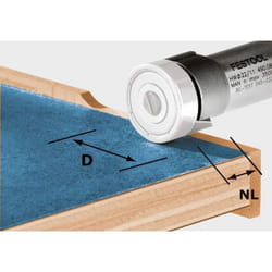 Fraise à affleurer hw/kls D22/8-OFK-490565 - Festool