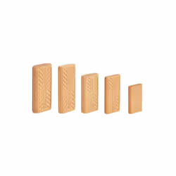DOMINO en hêtre D 8x40/780 BU Référence 493298 pour DF 500 La forme particulière des DOMINO, combinée aux alvéoles pour colle ...