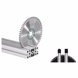Lame de scie spéciale 225x2,6x30 TF68 Référence 488291 pour CS 70 Principales utilisations Pour les plaques et profilés alumi ...