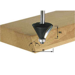 Fraise à chanfreiner Festool 23/64,5 mm avec palier