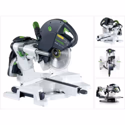 Contenu de la livraison: - 1x Festool KS 120 Scie à onglets à coupe transversale - 1x outil de commande - 1x Festool HW lame  ...