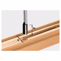Festool HW S12 D18/45, Fraise à rainurer en V, 90 mm, 3,5 cm, 1 cm, 1 pièce(s)