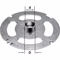 Festool Bague de copiage KR-D 19,05/OF 2200-495340 pour OF 2200Référence 495340 Points forts Bague de copiage permettant un g ...