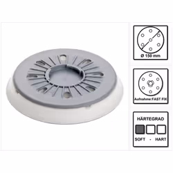 Contenu de la livraison: - 1x Festool plateau de ponçage ST-STF D150/17MJ-FX-SW ( 496144 ) Description du produit: Le plateau ...