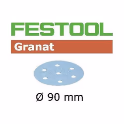 Abrasif STF FESTOOL - D90/6 - grain 40 - 50 pièces - 497363 - Idéal pour le ponçage des laques modernes. particulièrement rec ...