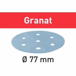 Abrasifs STF D77/6 P150 GR/50 Granat Référence 497407 pour LEX 3 77 Principales utilisations Idéal pour le ponçage des laques ...