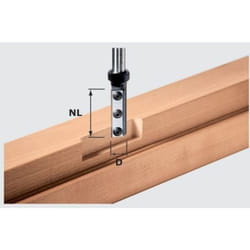 Festool Plaquettes réversibles pour fraise à rainurer HW S12 D16/50 WP - 497454