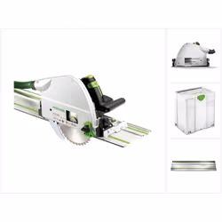 Contenu de la livraison: - 1x Festool scie plongeante TS 75 EBQ - 1x lame de scie universelle HW W36 - 1x butée anti-recul -  ...