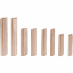 DOMINO en hêtre D 14x140/70 BU Référence 498219 pour DF 700 La forme particulière des DOMINO, combinée aux alvéoles pour coll ...