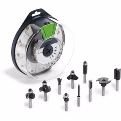 Description générale La boîte de fraises Box-OF HW S8 Mix de Festool est un ensemble complet de 10 fraises de haute qualité,  ...