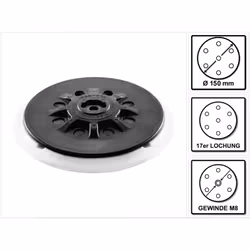 Contenu du paquet: 1 x Festool plateau de ponçage ST-STF D150/17FT-M8-W-HT ( 498987 ) Description du produit: Le plateau de p ...